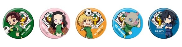 コラボ缶バッジ（5種）※試合会場当日販売のみ