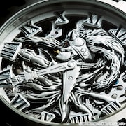 「懸糸傀儡 あるるかん 機械式腕時計」文字盤