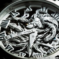 「懸糸傀儡 あるるかん 機械式腕時計」文字盤