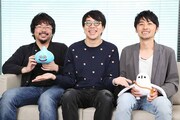 座談会の様子。左から岡本プロデューサー、サイトーブイ、内川ディレクター。