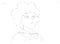 前売券特典の生ラフ原画。