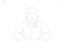 前売券特典の生ラフ原画。