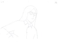 前売券特典の生ラフ原画。