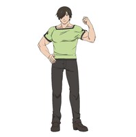 柴田源蔵（CV：小西克幸）の設定画。