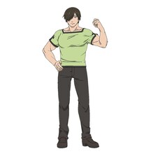 柴田源蔵（CV：小西克幸）の設定画。