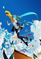 初音ミクとのコラボビジュアル ill. by Atsuya Uki (c)CFM (c)H・T
