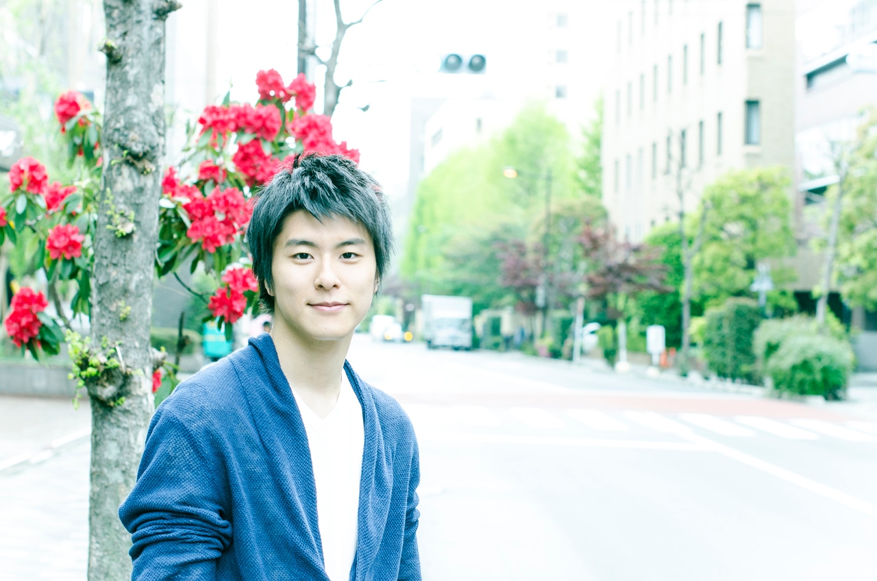 本宮大輔役の片山福十郎。