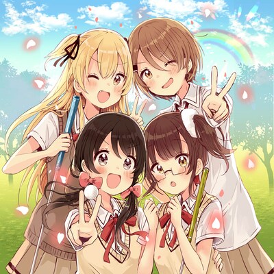 「すいんぐ!!」のカラーカット。