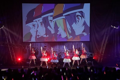 「ゾンビランドサガLIVE ～フランシュシュみんなでおらぼう！～in SAGA」の様子。