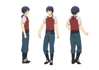 有馬たくや（CV：林勇）の「異世界編」キャラクターデザイン。