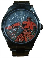 「捨てがまり腕時計」