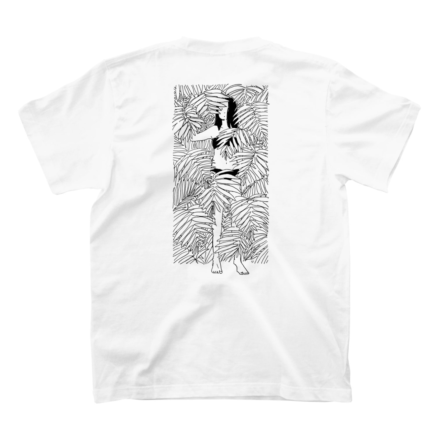 石山さやかの描き下ろしTシャツ。