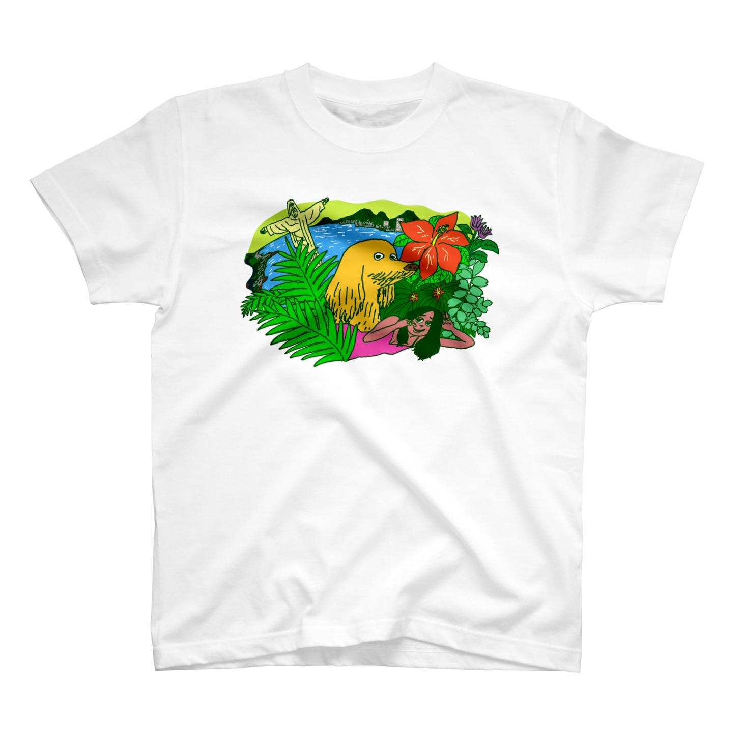 小山ゆうじろうの描き下ろしTシャツ。