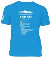 「重巡タカオ10周年記念Tシャツ（ウラ）」