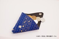 「ゆるキャン△甲州印伝小銭入れ」青革×白漆