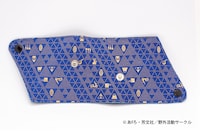 「ゆるキャン△甲州印伝小銭入れ」青革×白漆