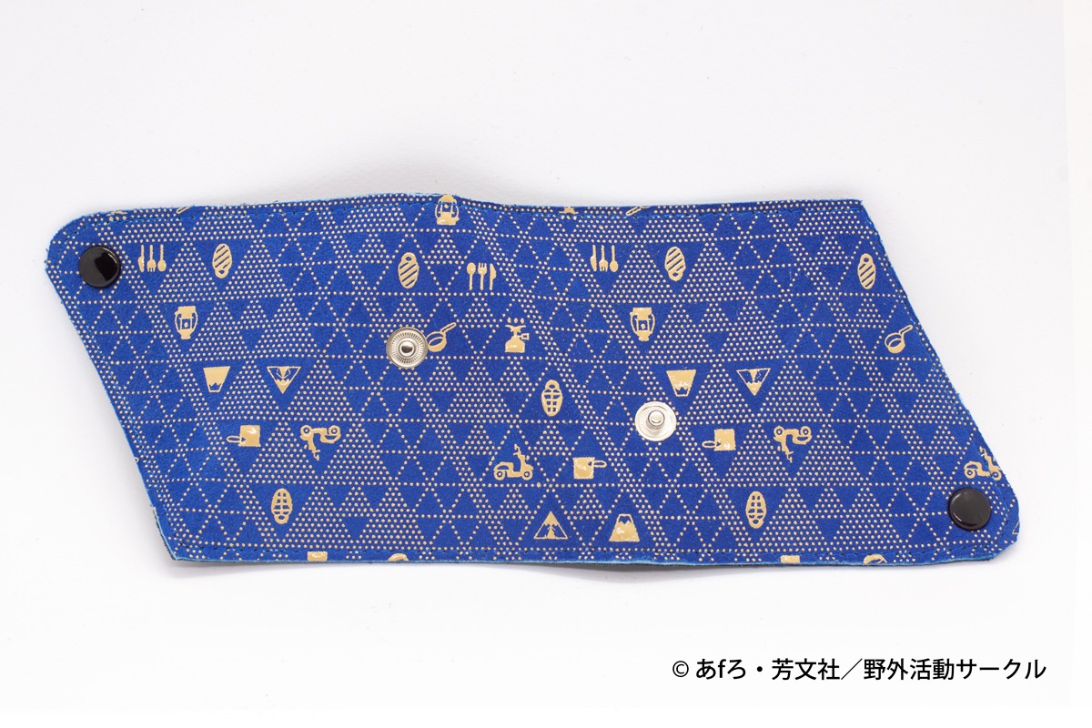 「ゆるキャン△甲州印伝小銭入れ」青革×白漆