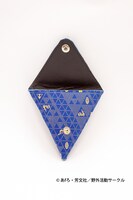 「ゆるキャン△甲州印伝小銭入れ」青革×白漆