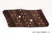 「ゆるキャン△甲州印伝小銭入れ」黒革×ピンク漆