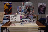 「ルルハワアイランド」エリアのサバフェス会場再現コーナー。