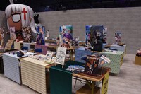 「ルルハワアイランド」エリアのサバフェス会場再現コーナー。