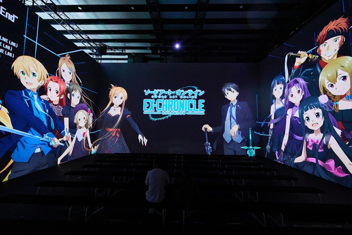 体験型展示イベント「ソードアート・オンライン -エクスクロニクル-」より。