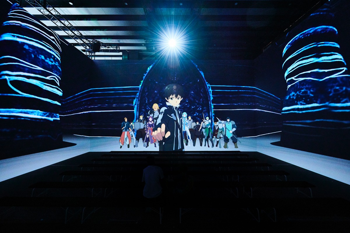 体験型展示イベント「ソードアート・オンライン -エクスクロニクル-」より。