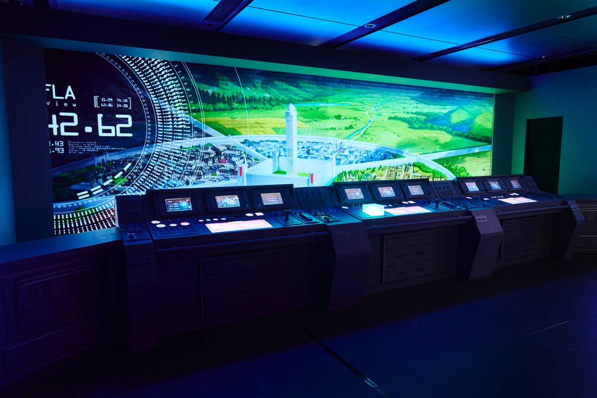 体験型展示イベント「ソードアート・オンライン -エクスクロニクル-」より。