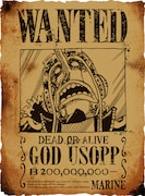 ウソップの手配書。