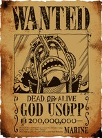 ウソップの手配書。