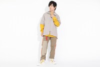 「オレンジぷらねっと モデル  ハイカットスニーカー」着用イメージ