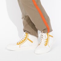 「オレンジぷらねっと モデル  ハイカットスニーカー」着用イメージ