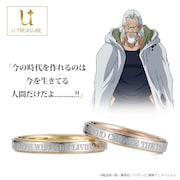 レイリーのセリフを刻んだ結婚指輪。