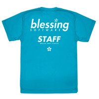 「blessing software ドライTシャツ」背面