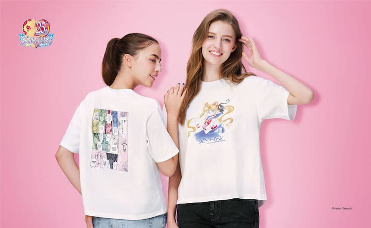 セーラームーン」×UT、武内直子の原画をデザインしたTシャツ登場（動画 