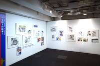 「テニスの王子様」の展示コーナー。