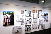 「新テニスの王子様」の展示コーナー。