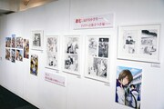 「新テニスの王子様」の展示コーナー。