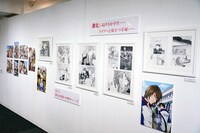 「新テニスの王子様」の展示コーナー。