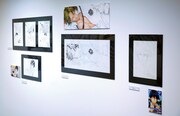 「テニスの王子様」の展示コーナー。