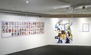 「～連載20周年記念全国ツアー～ テニスの王子様 大原画展『テニスの王子様』×『新テニスの王子様』」の入場口。