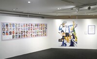 「～連載20周年記念全国ツアー～ テニスの王子様 大原画展『テニスの王子様』×『新テニスの王子様』」の入場口。