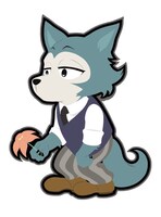 レゴシのミニキャラクタ―イラスト。