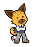 ミグノのミニキャラクタ―イラスト。