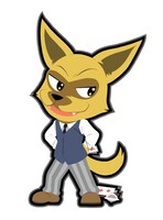 ダラムのミニキャラクタ―イラスト。