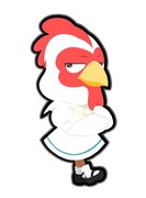 レゴムのミニキャラクタ―イラスト。