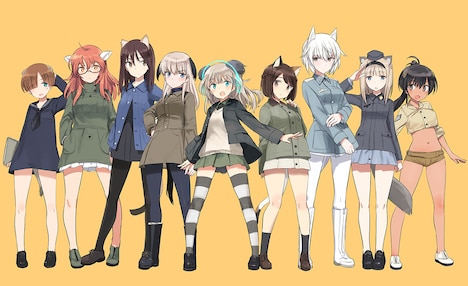 「連盟空軍航空魔法音楽隊ルミナスウィッチーズ」のキャラクター。