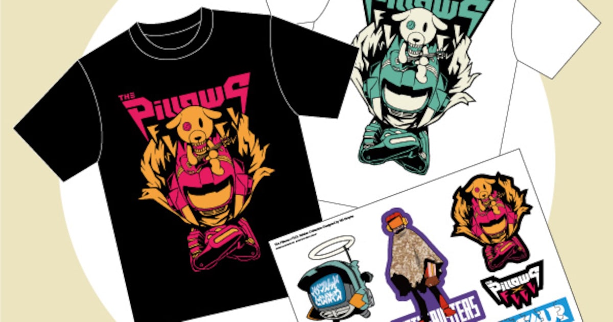 フリクリ」×the pillows、結成30周年記念展でカンチとバスター君の 