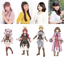 上段左から和氣あず未、徳井青空、内村史子、田澤茉純、下段左からマイル、レーナ、メーヴィス、ポーリン。