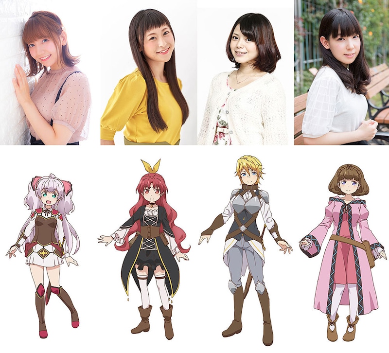 上段左から和氣あず未、徳井青空、内村史子、田澤茉純、下段左からマイル、レーナ、メーヴィス、ポーリン。